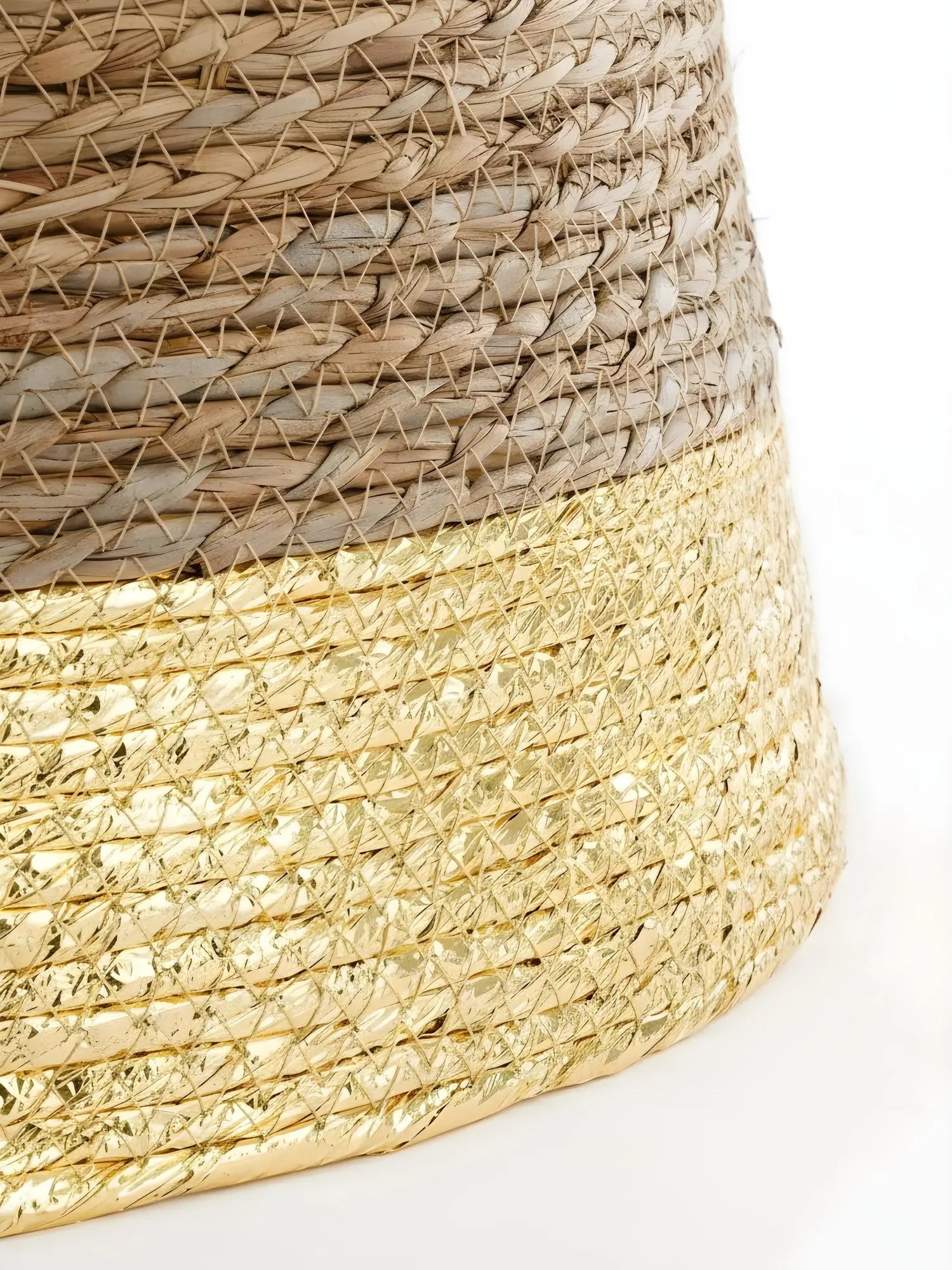 Weihnachtsbaumschürze - Seegras, Gold