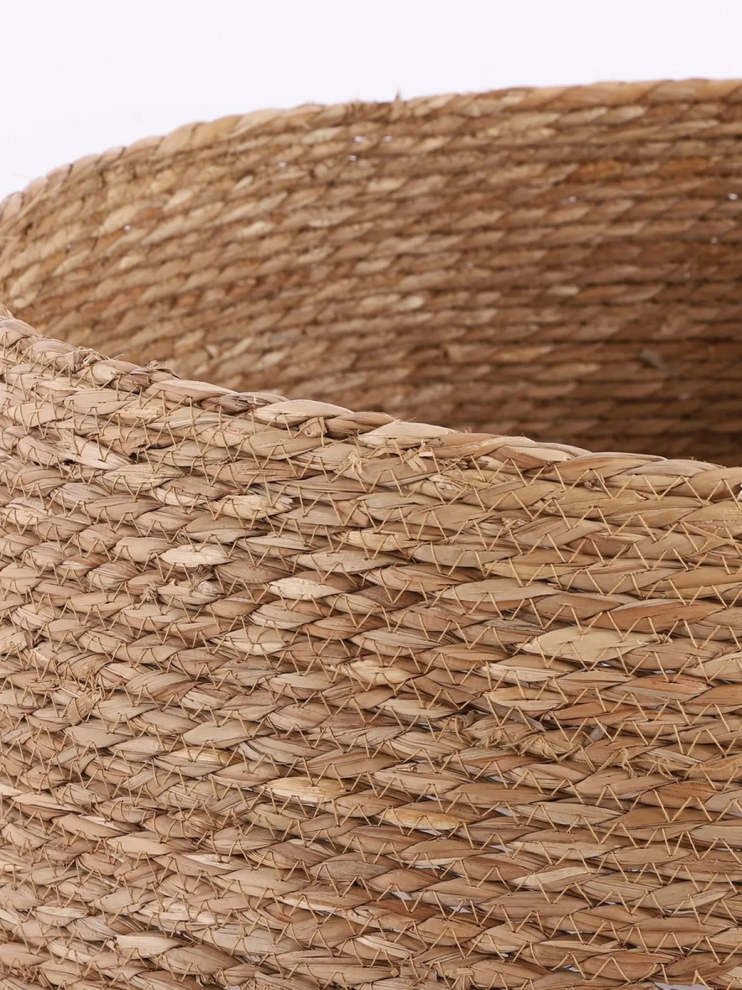 Weihnachtsbaumschürze - H26 x Ø50 cm - Seegras - Naturbraun