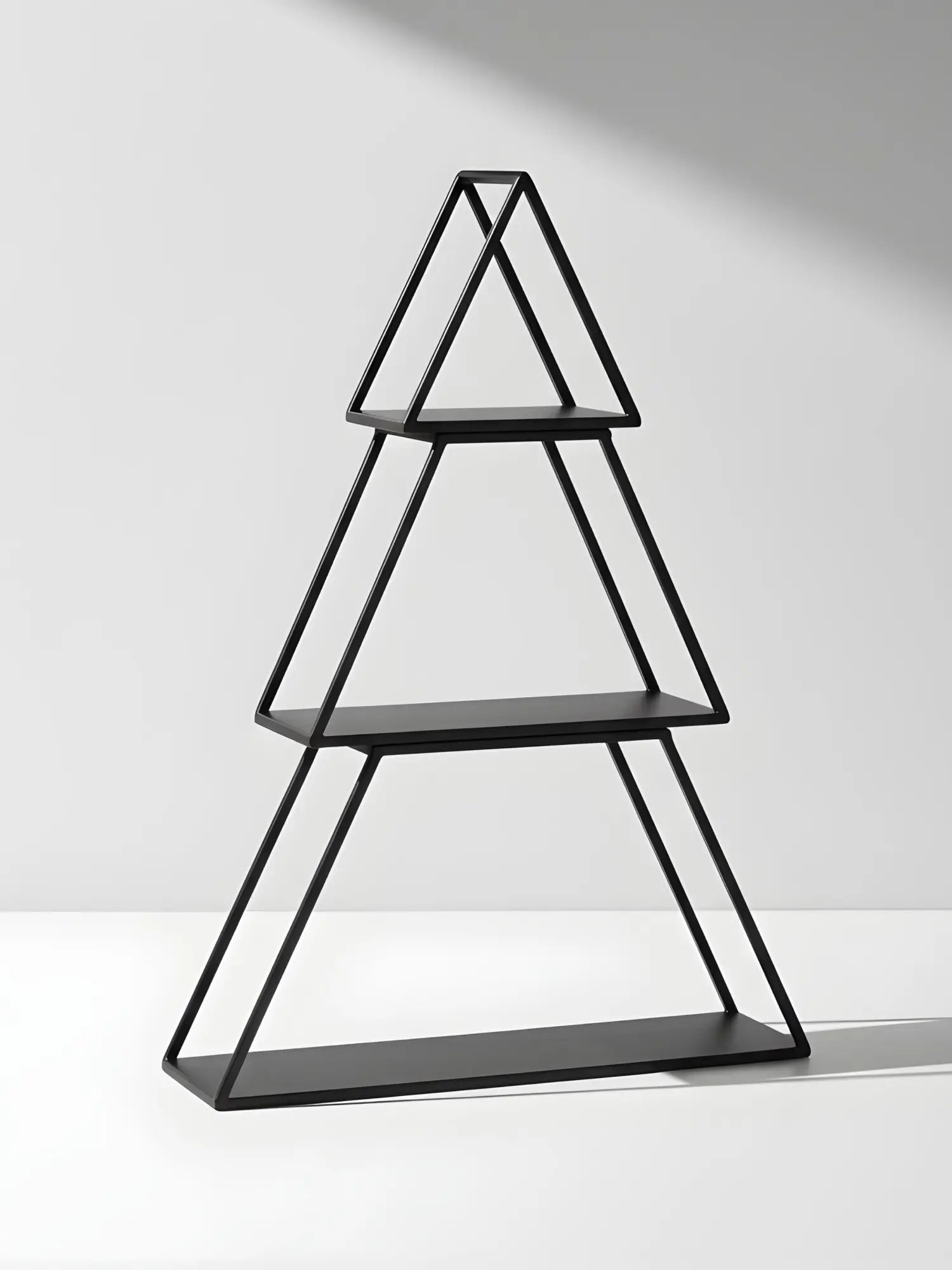 Etagère Weihnachtsbaum Schwarz 3-stöckig