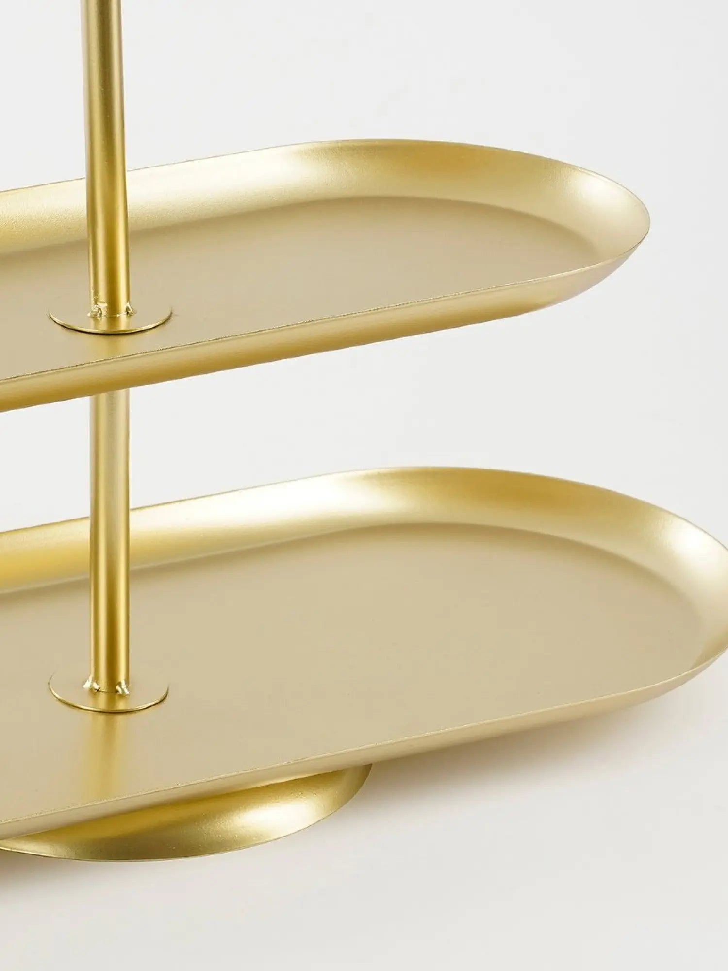 Etagère Langoval Gold 3-stöckig