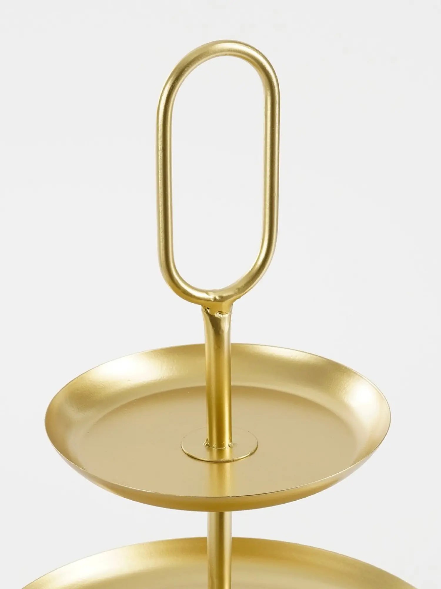 Etagere Rund Gold 3-stöckig