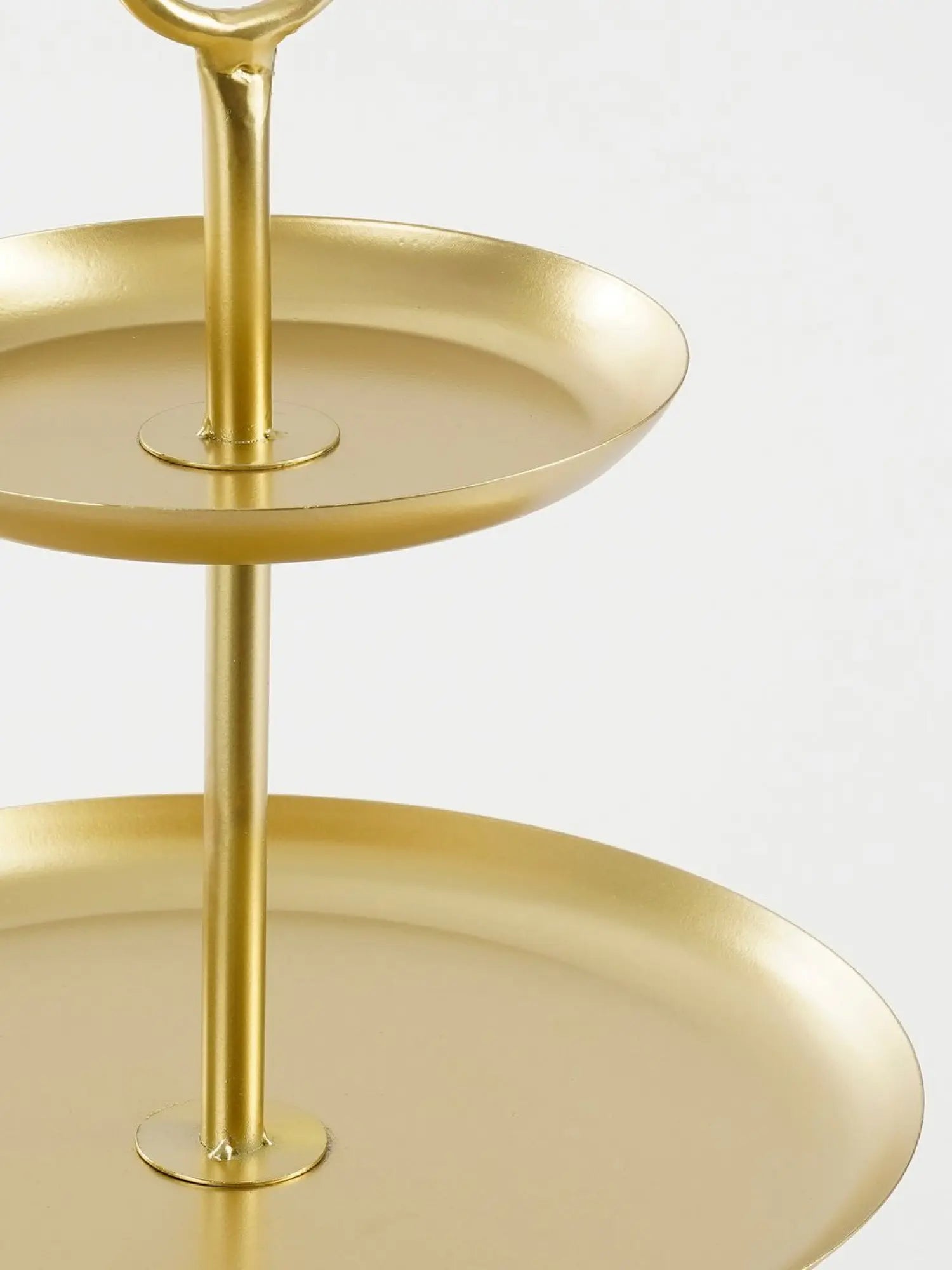 Etagere Rund Gold 3-stöckig