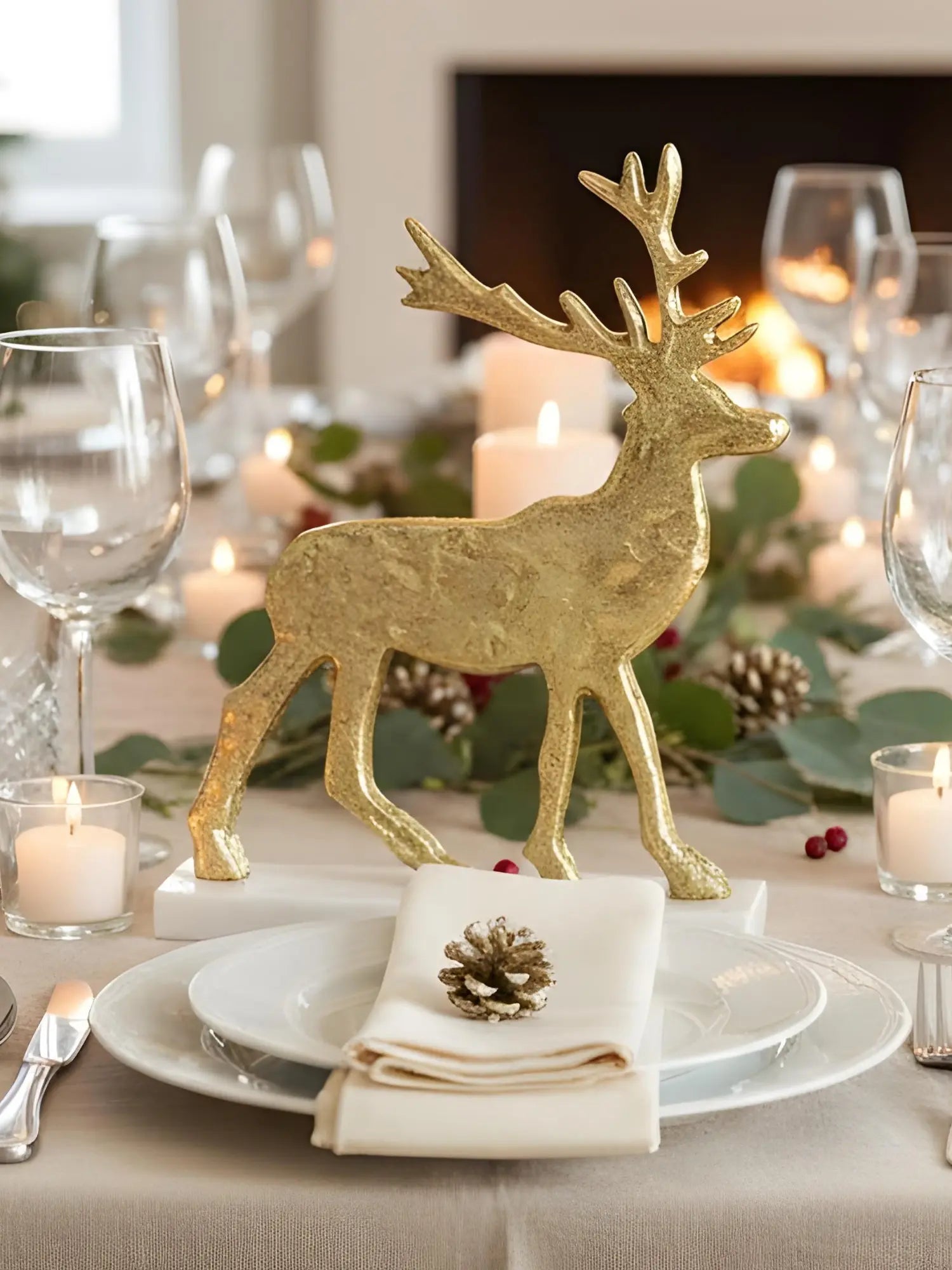 Deko-Rentier – Champagner, 27 cm