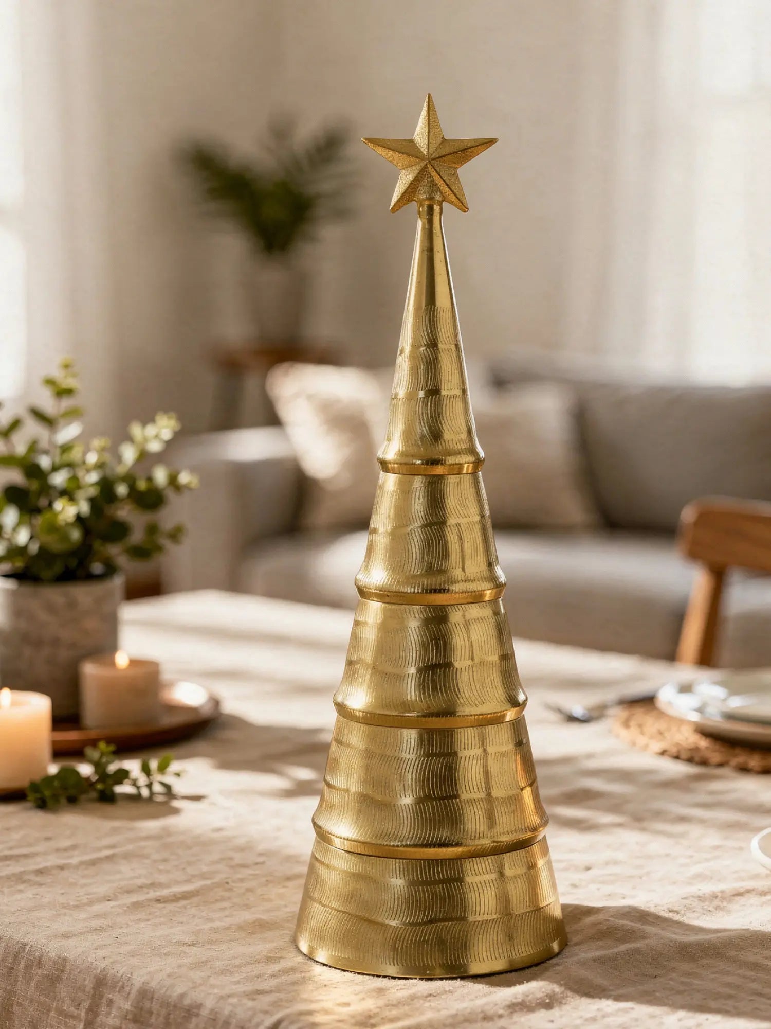 Deko-Weihnachtsbaum – Gold, 43 cm