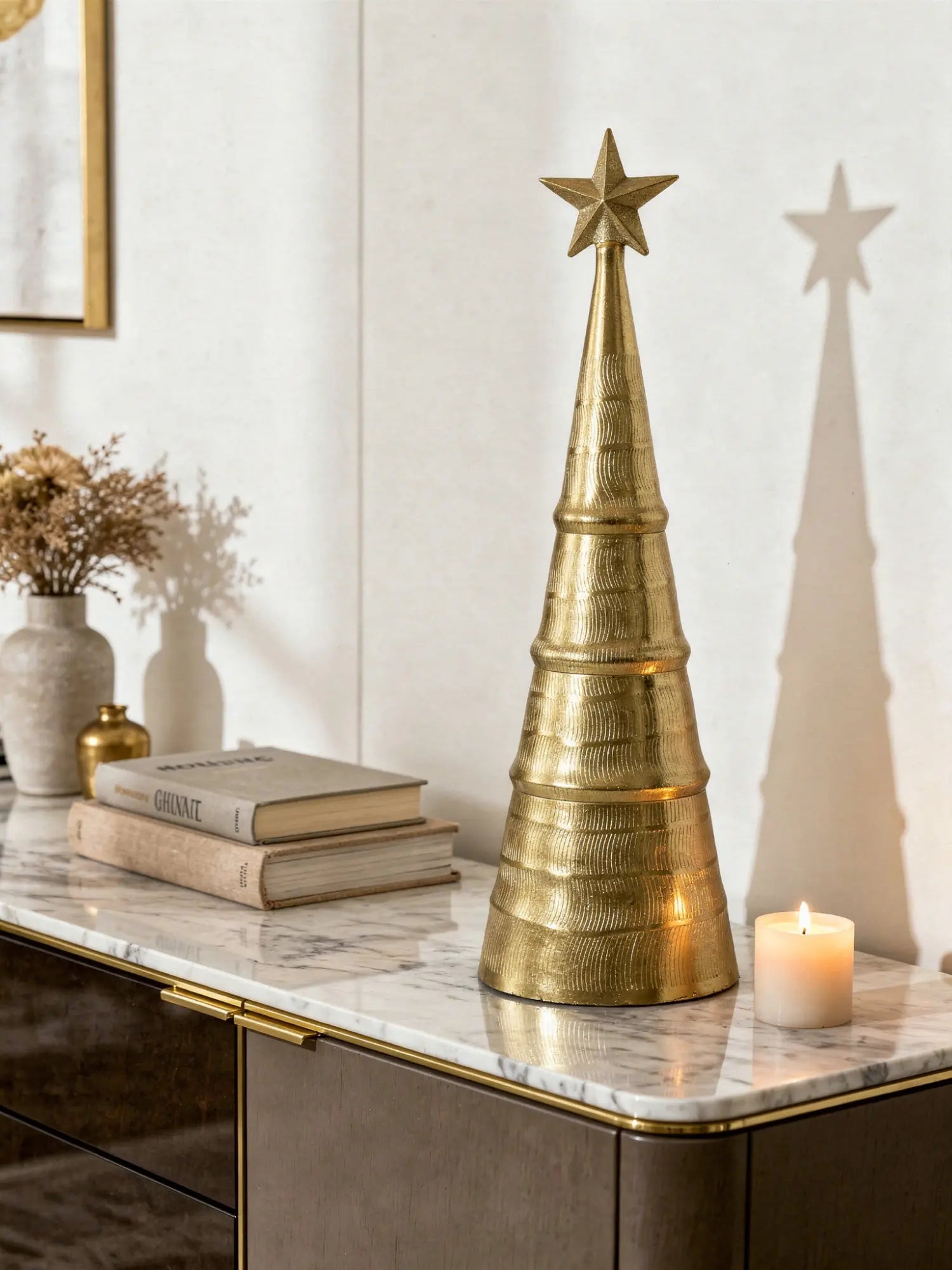 Deko-Weihnachtsbaum – Gold, 43 cm